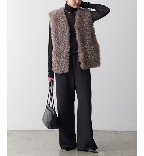  「【CHIKAコラボ】【美脚パンツ】ワイドドロストパンツ」|その他|