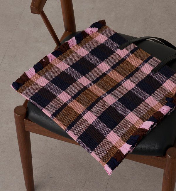  「【Jhuri Shate】ラグトート」|トートバッグ|ピンク