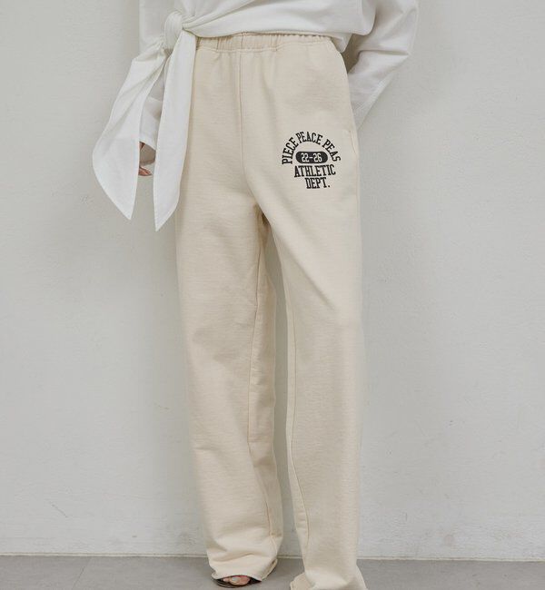  「【PEAS】スウェットパンツ」|チノ|アイボリー