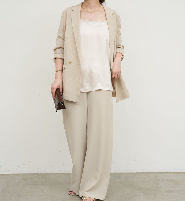  「サテンレースキャミ」|シャツ・ブラウス|