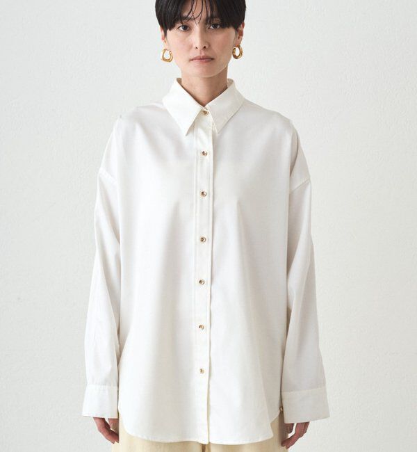  「サテンBIGシャツ」|シャツ・ブラウス|