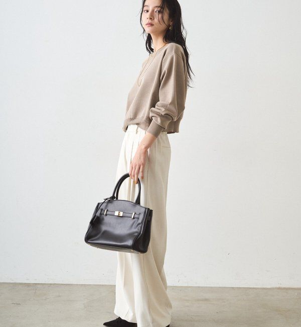  「ジョーゼットオフショルニット」|ニット・セーター|