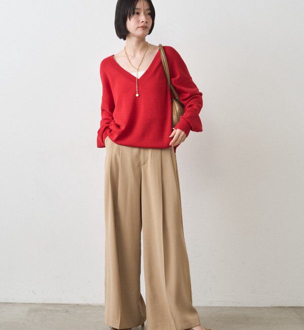  「ディープVニット」|ニット・セーター|