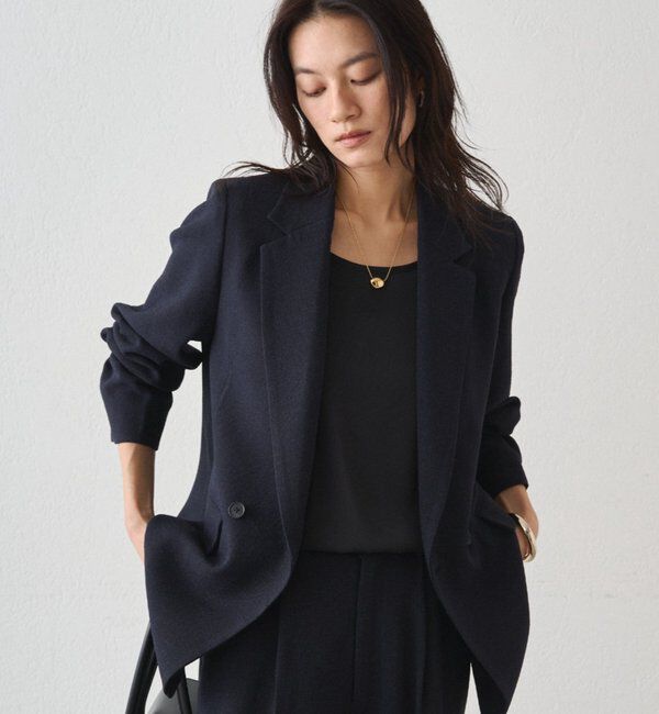  「【Atelier N5/アトリエヌメロサンク】ツイードWジャケット」|ベスト・ジレ|