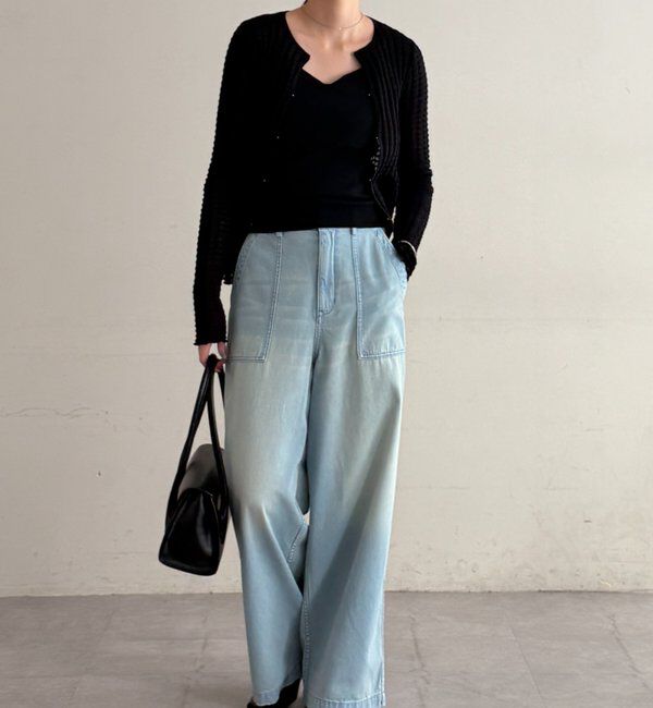  「ベイカーデニムパンツ」|デニム|