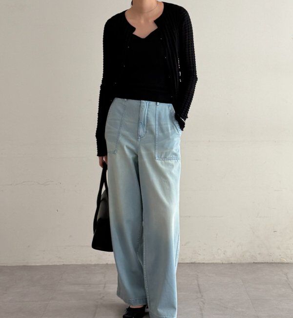  「ベイカーデニムパンツ」|デニム|