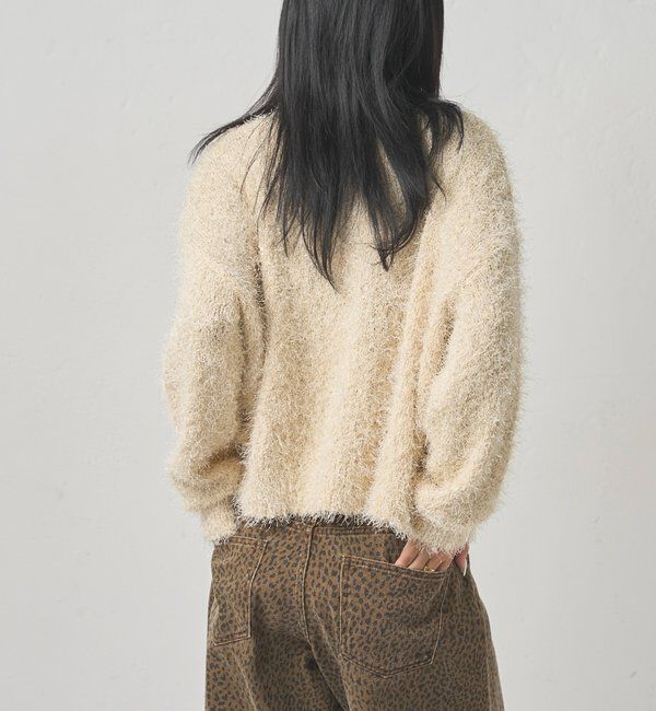  「【WEB限定】HiNTラメニットカーデ」|カーディガン|