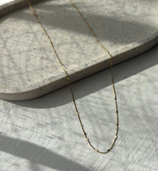  「〈GOLDY/ゴールディ〉ドットチェーンスキンネックレス」|リング|