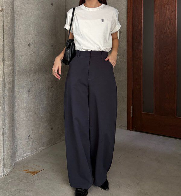  「【低身長サイズあり】サイドタックパンツ」|チノ|