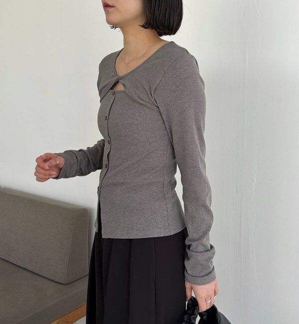  「ツイストネックT」|Tシャツ・カットソー|