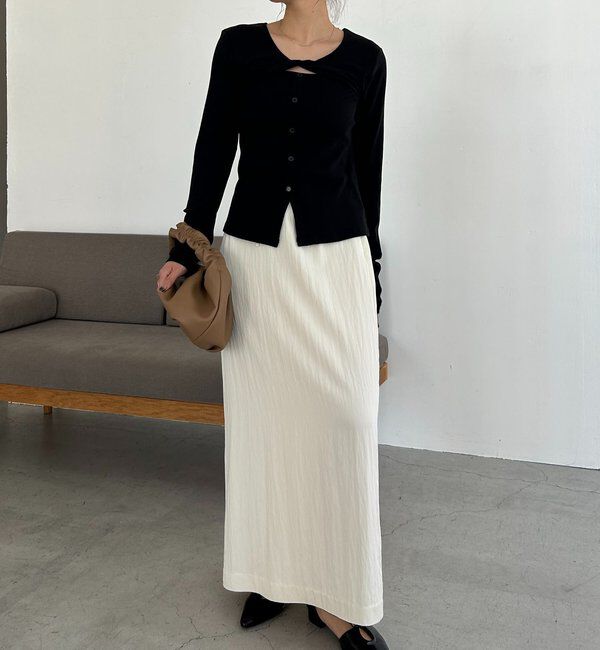  「ツイストネックT」|Tシャツ・カットソー|