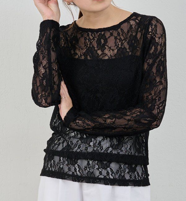  「レースプルオーバー」|Tシャツ・カットソー|