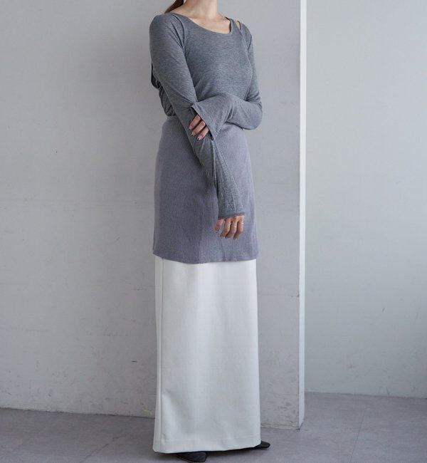  「ストレッチジャージータイトスカート」|スカート|