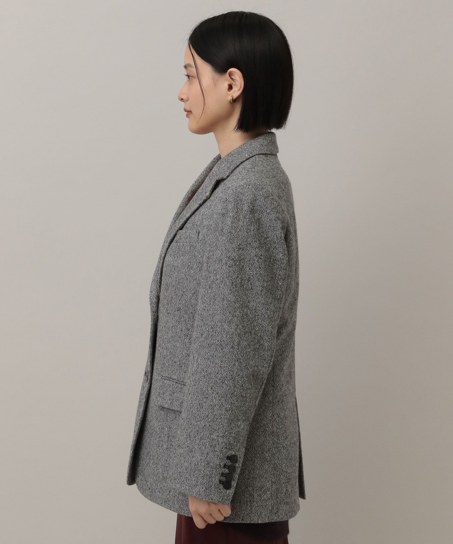 A part by 「坪田あさみさんYouTube紹介/シモーネラメツイードジャケット」|テーラードジャケット|