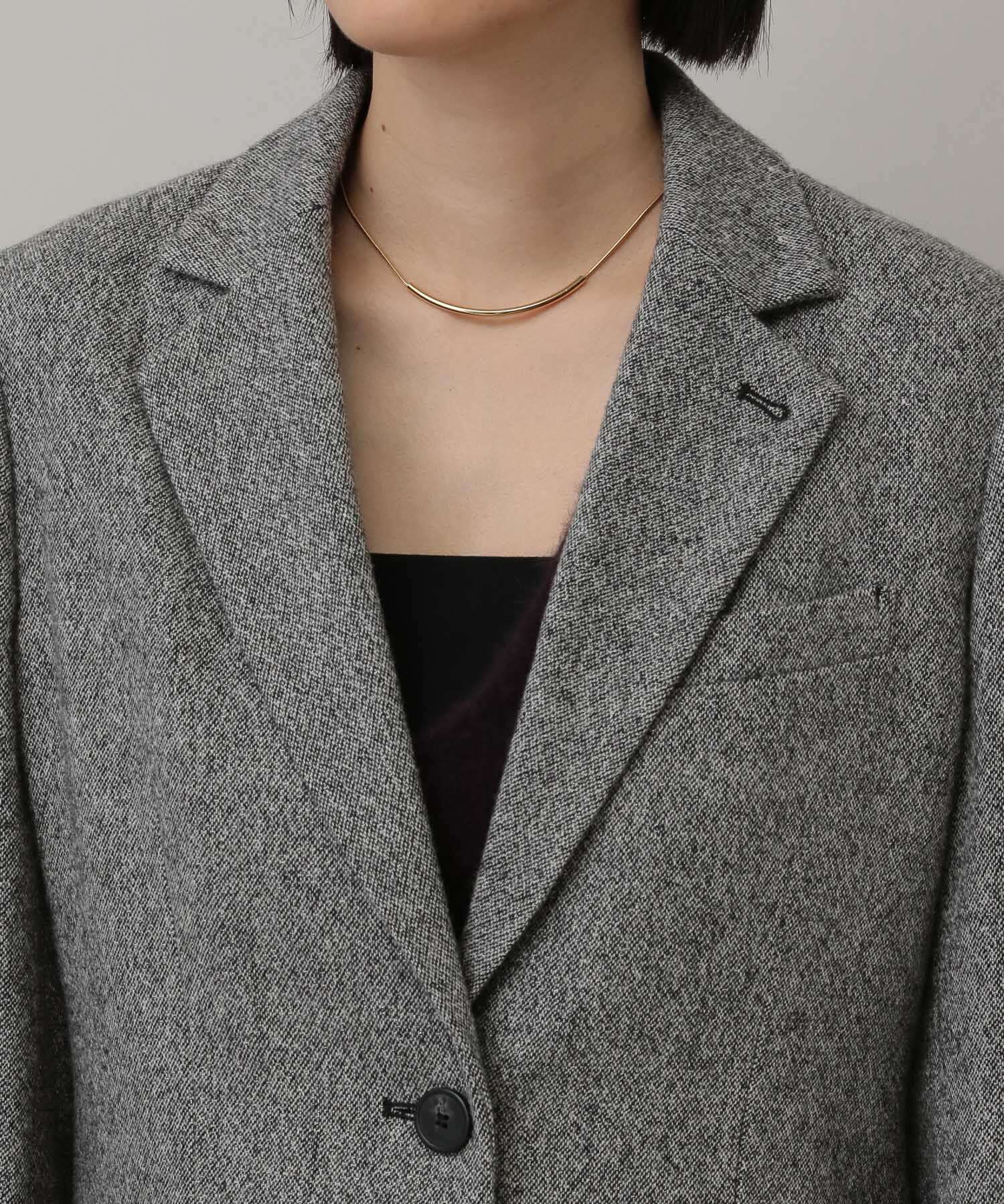A part by 「坪田あさみさんYouTube紹介/シモーネラメツイードジャケット」|テーラードジャケット|