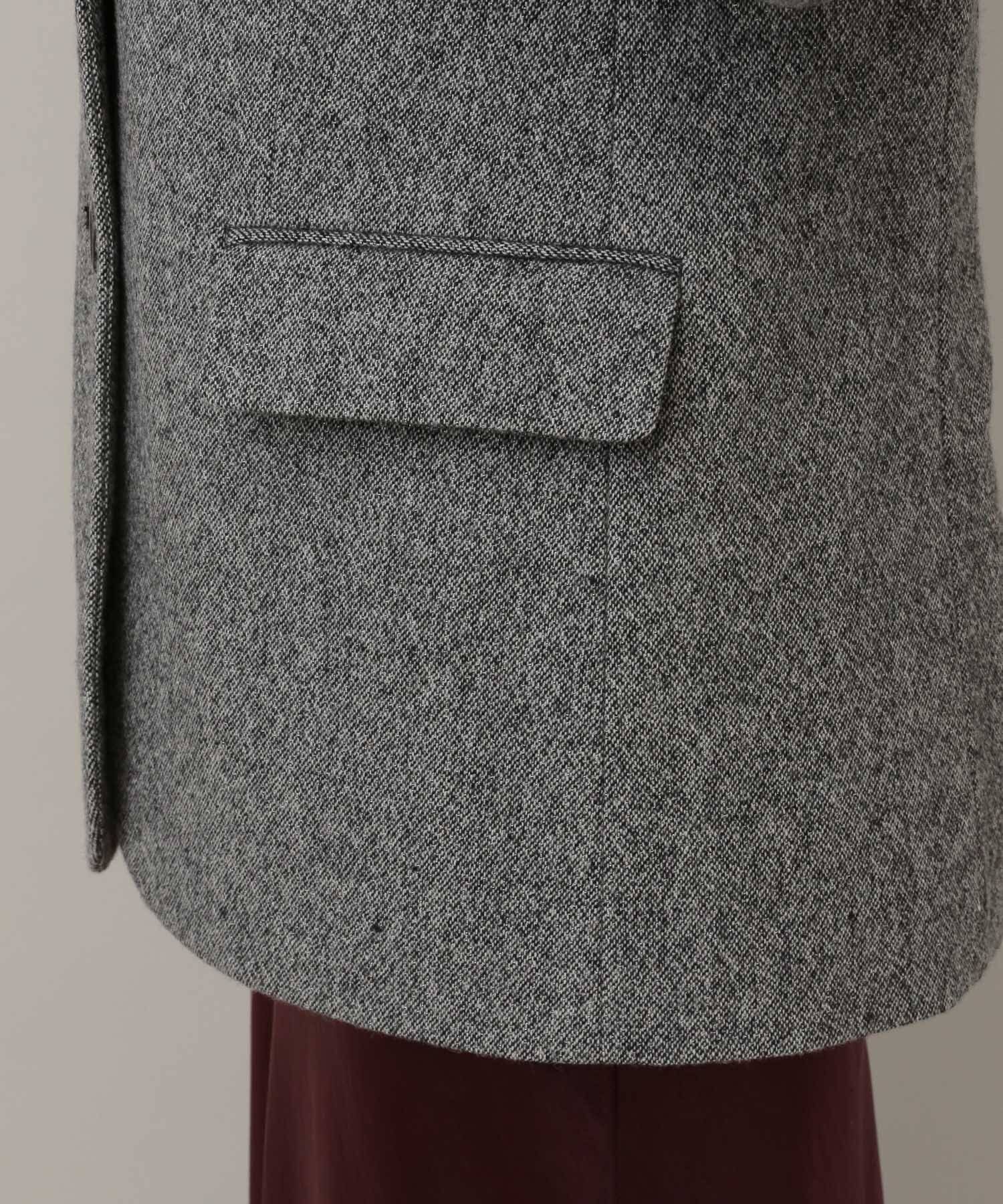 A part by 「坪田あさみさんYouTube紹介/シモーネラメツイードジャケット」|テーラードジャケット|