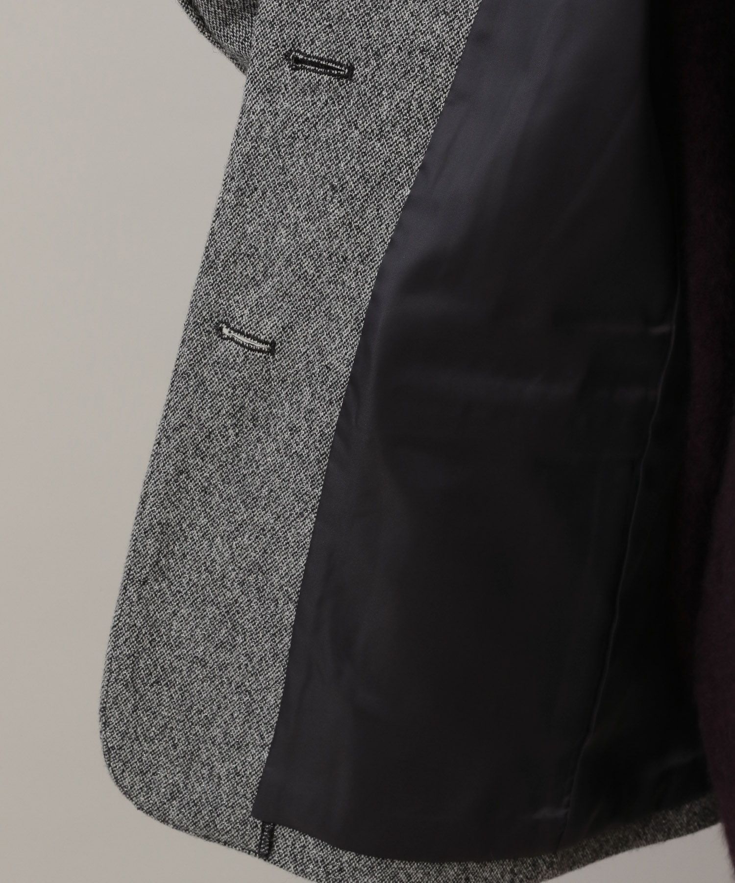 A part by 「坪田あさみさんYouTube紹介/シモーネラメツイードジャケット」|テーラードジャケット|