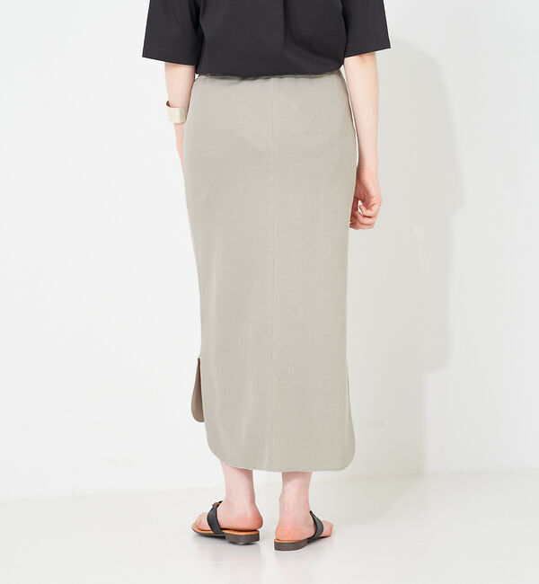 collex「サイドスリットIラインロングスカート」|スカート|