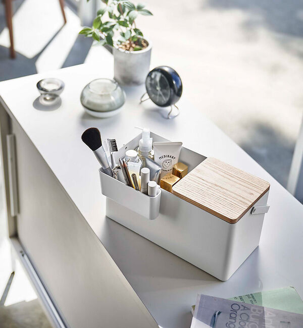 collex「【tower/タワー】メイクボックス　大容量　持ち運び　鏡付き」|その他|