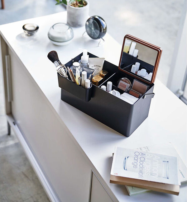 collex「【tower/タワー】メイクボックス　大容量　持ち運び　鏡付き」|その他|