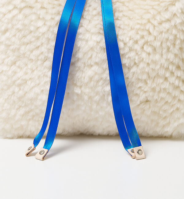 collex「【WEB限定】【EARTH MADE】ボア テープ マルシェバッグ」|ハンドバッグ|