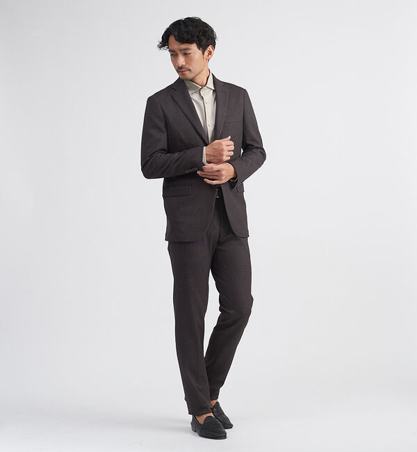 ABAHOUSE「【セットアップ対応】FLEX ストレッチ ポンチ ジャケット」|テーラードジャケット|