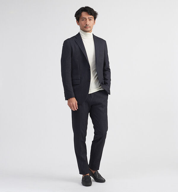 ABAHOUSE「【セットアップ対応】FLEX ストレッチ ポンチ ジャケット」|テーラードジャケット|