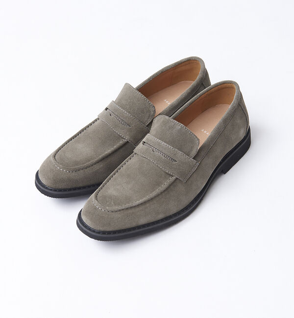 ABAHOUSE「【JapanMade】レザー コインローファー」|ローファー|