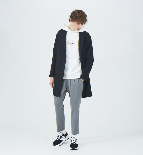 ABAHOUSE「ツイル ストレッチ 2WAY ショップコート」|テーラードジャケット|