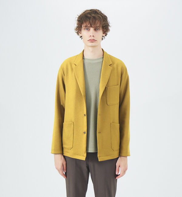 ABAHOUSE「ツイル ストレッチ 2WAY ショップコート」|テーラードジャケット|