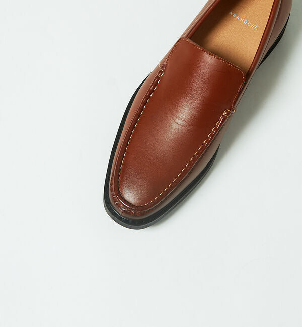 ABAHOUSE「【定番】ネオレザー ヴァンプローファー/スリッポン」|ローファー|