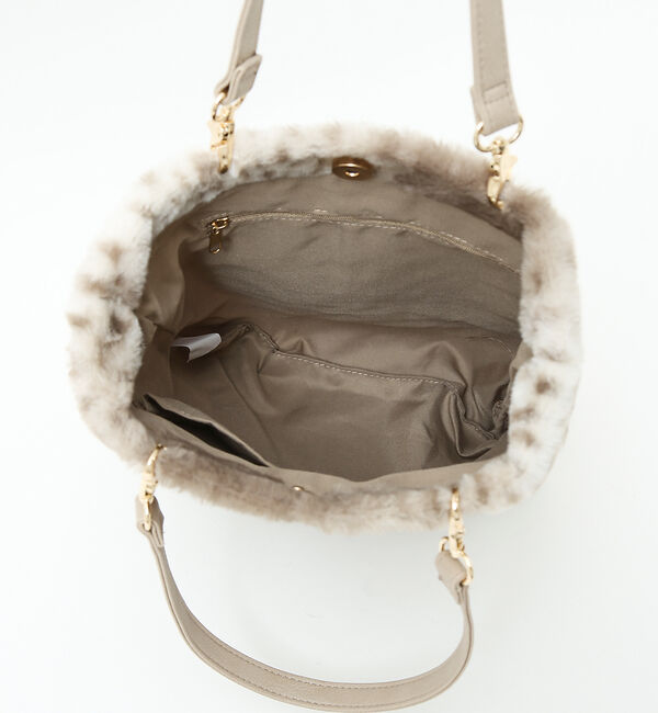 ABAHOUSE「【mieux un】アクリルファートートバッグ」|トートバッグ|