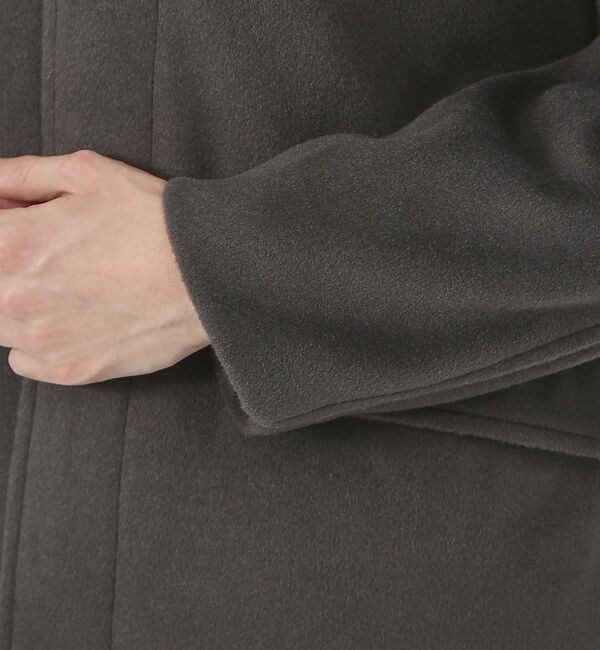 ABAHOUSE「【毛玉レス】ウール調メルトン スタンドコート」|その他|