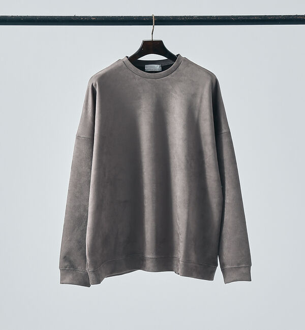 ABAHOUSE「【AH ABAHOUSE】ネオスエード  ドルマンスリーブ 長袖Tシャツ/スウェ」|Tシャツ・カットソー|グレー系その他1