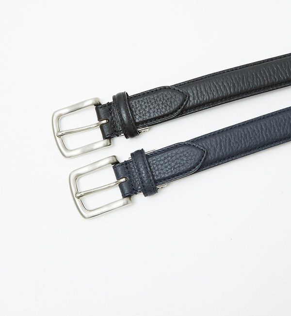 ABAHOUSE「【Made in Japan】シュリンク レザーベルト 25mm」|ベルト|