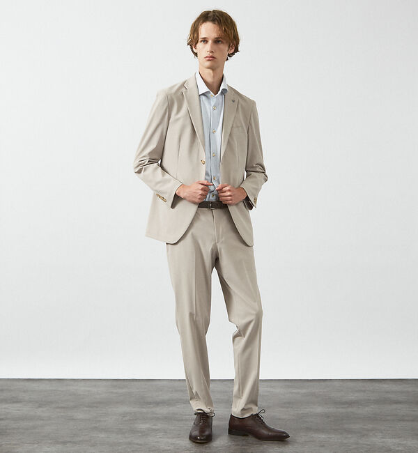 ABAHOUSE「【セットアップ対応/FLEX JACKET】360&deg;ストレッチ COOLMOTI」|テーラードジャケット|