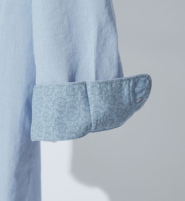 ABAHOUSE「【リネンタッチ】7分袖シャツ」|シャツ・ブラウス|