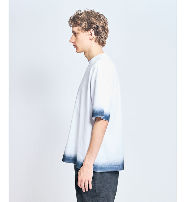 ABAHOUSE「ヴィンテージデザイン スプレープリント 半袖Tシャツ / オーバーサイズ」|Tシャツ・カットソー|