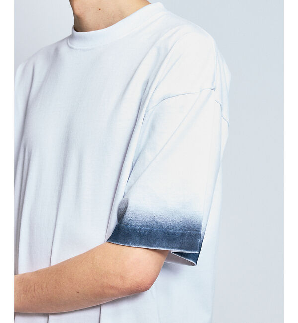 ABAHOUSE「ヴィンテージデザイン スプレープリント 半袖Tシャツ / オーバーサイズ」|Tシャツ・カットソー|