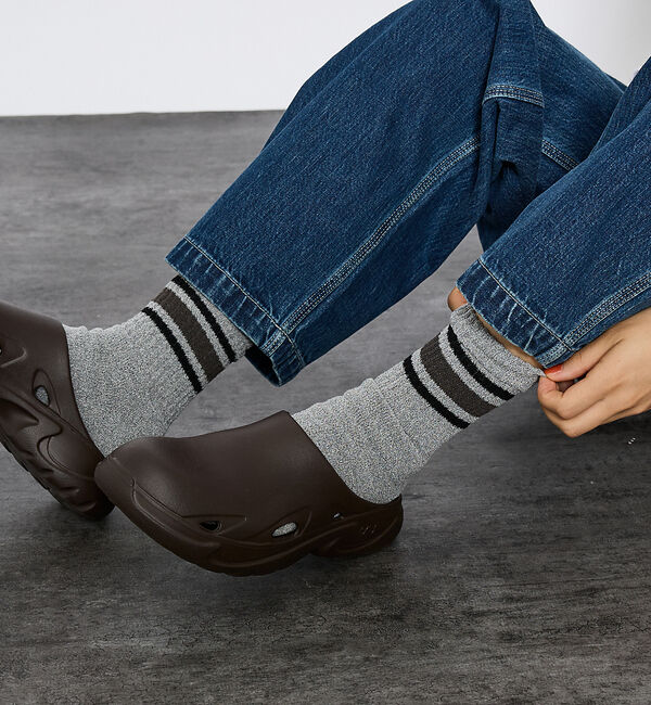 ABAHOUSE「【YUQRI/ユクリ】Puffy/靴下/消臭/ユニセックス【WEB限定】」|ソックス|グレー