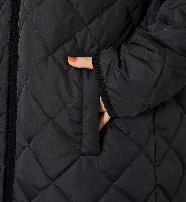 ABAHOUSE「【TAION / タイオン】シティ リバーシブル パイピングフード ダウン&times;ボア」|ダウン|