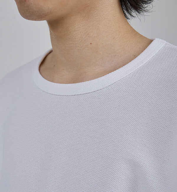 ABAHOUSE「【AH ABAHOUSE】モダン カノコ クルーネック ロングスリーブTシャツ」|Tシャツ・カットソー|