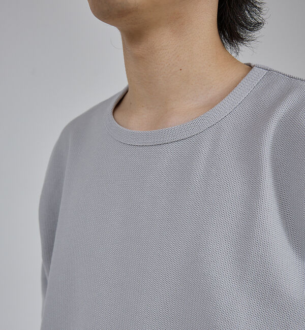 ABAHOUSE「【AH ABAHOUSE】モダン カノコ クルーネック ロングスリーブTシャツ」|Tシャツ・カットソー|