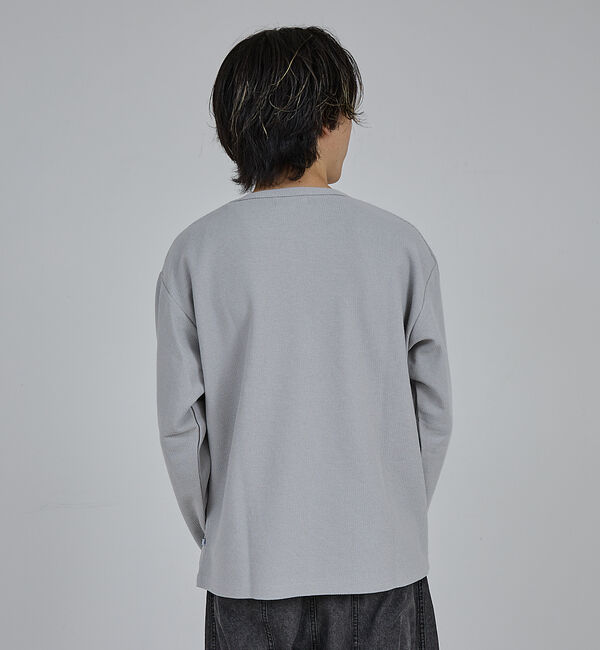 ABAHOUSE「【AH ABAHOUSE】モダン カノコ クルーネック ロングスリーブTシャツ」|Tシャツ・カットソー|