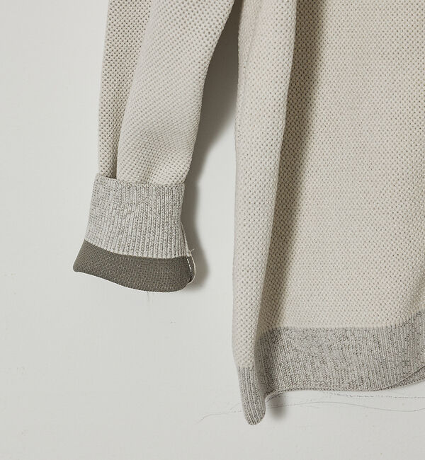 ABAHOUSE「ダブルフェイス カノコ ドライバーズニット」|ニット・セーター|