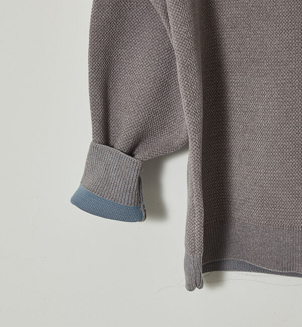 ABAHOUSE「ダブルフェイス カノコ ドライバーズニット」|ニット・セーター|