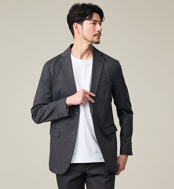 ABAHOUSE「【セットアップ対応】プレミアム ポンチジャケット」|テーラードジャケット|