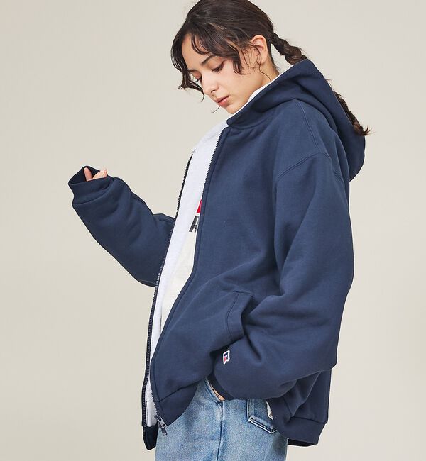 ABAHOUSE「【BerBerjin &times; RUSSELL ATHLETIC  】Pro Cott」|パーカー|