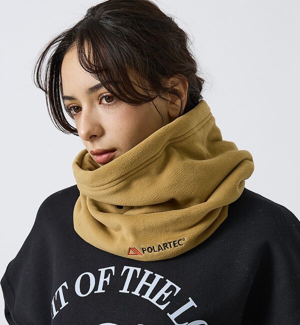 ABAHOUSE「【POLARTEC /ポーラテック】NECKWARMER / ネックウォーマー/」|マフラー|ベージュ