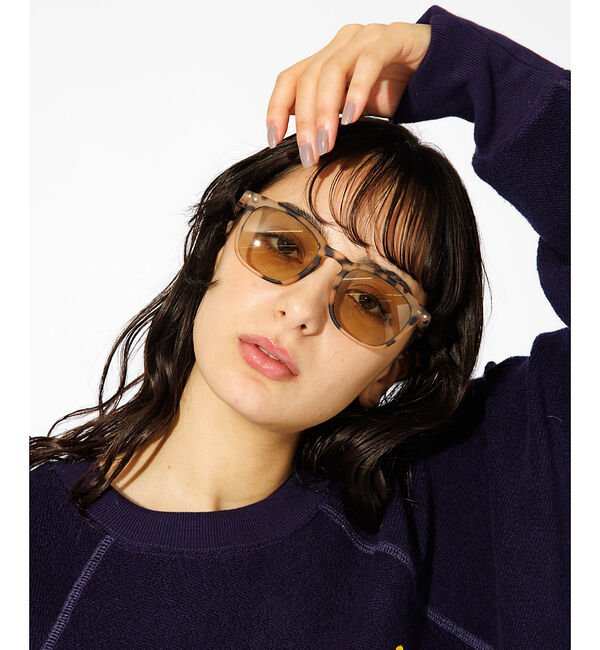 ABAHOUSE「【IZIPIZI/イジピジ】SUN LIGHT/日本限定シリーズ/#E サングラ」|メガネ|ベージュ系その他1